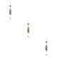 thumbnail image 2 of Campanilla de viento Naiovety Tubos de metal Adorno colgante Patrón de pavo real CBP264916, 2 of 6