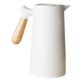 thumbnail image 2 of Hervidor de agua al vacío con aislamiento para té, agua y café, con revestimiento de vidrio de múltiples capas para acampar en casa, blanco, 1 l, 2 of 14