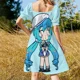 thumbnail image 5 of Vestido de manga corta Mizumi de Gacha Life, vestido de vendaje, atuendos de verano para mujer, vestido de noche para mujer, 5 of 7