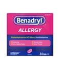 thumbnail image 3 of Benadryl Ultratabs Antihistamine Cold & Allergy Relief Tablets, 24 Count, 3 of 12