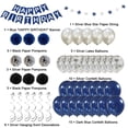 thumbnail image 2 of Navy Blue Birthday Decor Balloon Happy Birthday Banner Party Kit, 2 of 5