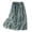 A-Green409, variant on Wxolcjlv Womens Linen Maxi Skirt Elastic Waist Multi Layer Flowy Casual Long Skirt