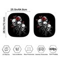 thumbnail image 5 of Jeiento Skeleton Rose Windshield Sun Shade for Truck SUV Car Foldable Automotive Front Window Sunshade Protector Removable Automotive Accessories Fit Most Car, 5 of 7