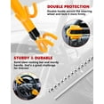 thumbnail image 4 of MRSXXNTY Steering Wheel Lock - Heavy Duty Antitheft Device and Car Security Lock with Adjustable Locking and 3 Keys - Great Vehicle and Truck Deterrent (Yellow), 4 of 5