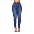 thumbnail image 3 of Jean Sculptant Slim Fit Skinny pour Femmes Grande Taille (TG), 3 of 4