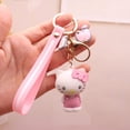 thumbnail image 1 of Llavero Kawaii Sanrio Hello Kitty, muñeco colgante de dibujos animados Kuromi My Melody Cinnamoroll, bolsas bonitas, llavero de coche, regalo de vacaciones, 1 of 4