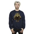 thumbnail image 2 of DC Comics Mens Black Adam Rising Golden Symbols Sweatshirt, 2 of 4
