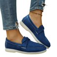 thumbnail image 6 of Women's Vintage Slip on Flat Walking Shoes, Casual Loafers Breathable Lining Comfortable Cushion Sole, Classic Penny Moccasin Shoes for Daily Leisure, 6 of 8
