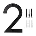 thumbnail image 2 of Aonerit 8In Modern Metal House Numbers, Door Address Letters And Numbers, Outdoor Outside Sign,For Home Entryway, 2 of 7
