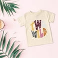 thumbnail image 2 of EnJoCho Kids Cartoon Shirts Kid and Teenager Unisex Top Short Sleeved T Shirt TWO WILD Fun Print T Shirt for Children 3 to 13 Years Kids Trendy Tops Casual Sport Shirts 3-4 Years, 2 of 3