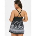 thumbnail image 4 of TANTALIO DE TANTALIO DE MALLA DE TANTO CROSS TANKINI TANKINI TANKINI Rosegal Leggings de talla grande, 4 of 5