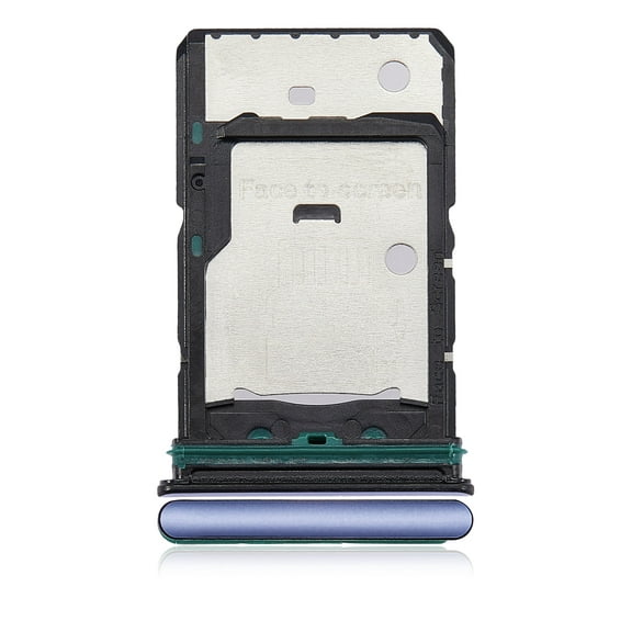 Replacement Dual Sim Card Tray Compatible For OPPO Reno7 5G (Startrails Blue)