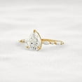 thumbnail image 3 of SOLITAIRE JEWELS 1.90CT Pear Cut Moissanite Diamond Solitaire Marquise Pave Engagement Ring for Women Solid 14k Yellow Gold, 14k Yellow Gold Solitaire Ring, 3 of 6