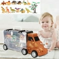 thumbnail image 3 of EROCK Rhino Cool Transport Carrier TRUCK Toy Vehicle with animals Preschool Toys Gift Xmas Boy Gift, 3 of 8