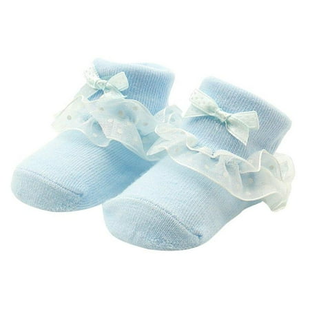 

EFINNY Little Baby Girl Princess Lace Ruffles Socks