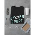 thumbnail image 3 of Cyber Sport Font T-Shirt Men -Image by Shutterstock, Male x-Large, 3 of 4