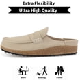 thumbnail image 3 of BERANMEY Cork Mules for Women with Memory Foam Slip-on Cork Sole Casual Shoes for Women Men Non-Slip Mules & Clogs Indoor Outdoor, 3 of 7