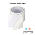 thumbnail image 3 of Unique Bargains Ruban de Réparation pour Bâche 3.15 Pieds x 16 Pieds, Ruban de Réparation pour Auvent en PVC Imperméable, Blanc, 3 of 6