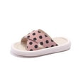thumbnail image 5 of Akiihool Summer Slippers for Girls Kids Slides Boys Girls Shower Slippers Slip on Slide Sandals Non-slip Summer Beach Pool Shoes (Pink,13), 5 of 7