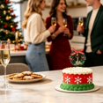 thumbnail image 7 of 10 Pieces Mini Christmas Wreaths 2.56" Artificial Xmas Wreath Hanging Ornaments for Cake Decor,Cute Miniature Wreaths for Door Windows Wall Stairs Christmas Tree Decorations, 7 of 7