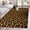 Brown, variant on Round Rugs 5Ft, Green Leopard Print Round Area Rug Washable Indoor Throw Carpet, Farmhouse Abstract Animal Patterned Soft Non Slip Circle Rug for Cabinet Bathroom Home Decor Aesthetic