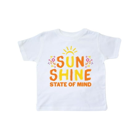 

Inktastic Sunshine State of Mind with Flowers Gift Toddler Boy or Toddler Girl T-Shirt