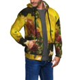 thumbnail image 2 of Kdxio Cactus Flowers Print Men Hoodies Casual Hoodies for Men with Zip Pockets Full Zip Long Sleeve Sweatshirt Sports Hooded Jacket-XX-Large, 2 of 5