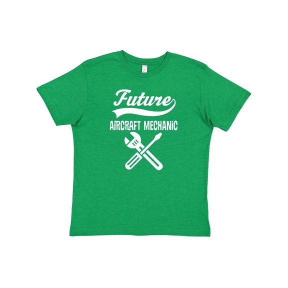 Inktastic Future Aircraft Mechanic Childs Occupation Youth T-Shirt