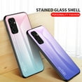 thumbnail image 6 of Nalacover Case for Samsung Galaxy A54 5G Gradient Colored Tempered Glass Cover, Micro-Frosted Frame Shockproof Anti-Scratches Lens Protection Folding Case for Samsung Galaxy A54 5G, Blue, 6 of 10