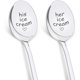 thumbnail image 1 of Ideas de regalos para parejas para marido, esposa, aniversario de boda, compromiso, 2 piezas, cuchara de helado para él y para ella, regalos para ella, parejas, 1 of 5