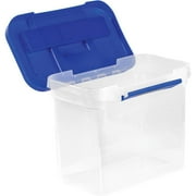 Bankers Box Heavy Duty Plastic File Storage 14 1/4 x 8 3/5x 11 Clear 0086301