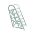 thumbnail image 1 of Mini escalera 1/12, escalera en miniatura, con pedal ancho, accesorio para manualidades de muebles, escalera de casa de muñecas 1/12 de 6 escalones, 1 of 9