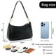 thumbnail image 4 of Bolso de hombro Gumhay para mujer de piel sintética negro, 4 of 7