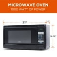 thumbnail image 6 of Commercial Chef 1.1 cu. Ft. Countertop Microwave Oven, Black, 6 of 6