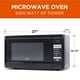thumbnail image 5 of Commercial Chef 1,1 Cu. Ft.. Horno Microondas para Encimera, Color Negro., 5 of 5