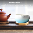 thumbnail image 2 of Lipstore Matcha Bowl Ceramic for Tea House Office Gift for Matcha Lover/friend/Family Gradient Blue, 2 of 8