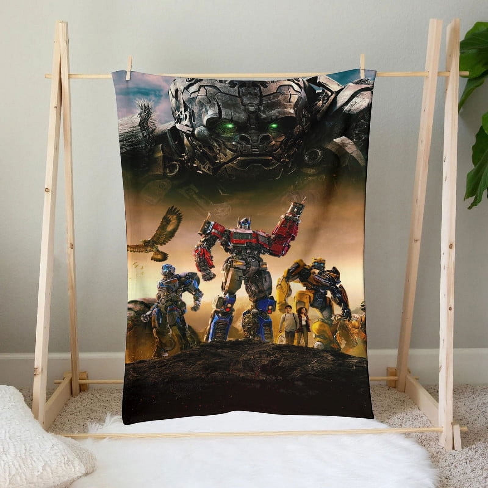 Transformers Rise Of The Beasts Throw Blanket Gifts for Fans Lover Girls Boys Women Present Hoodie Him Bed 30"x40"