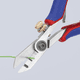 Knipex 11 82 130 5 1/4'' Electronic Wire Shear & Stripper-Comfort Grip