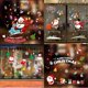 thumbnail image 2 of Nuevas decoraciones navideñas, pegatinas para ventanas, pegatinas para vidrio, arreglos de escena de hotel, pegatinas estáticas navideñas 2 piezas, 2 of 8