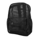 thumbnail image 2 of Mochila de malla resistente, ligera, de gran capacidad, lavable, transparente, para natación, playa, deportes, color negro, 2 of 14