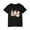 Black, variant on GERsome Kids Short Sleeve T-Shirt Cute Graphic Tee Cotton Top, Infant Baby, Toddler, Little Kids Boys, Girls, Unisex, Sizes 3-10 Years, 1-Pack