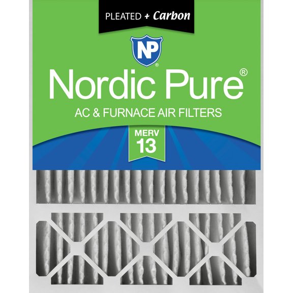 20x25x5 (4 3/8) Lennox X6673_X6675 Replacement AC Filter MERV 13   Carbon 1 Pack