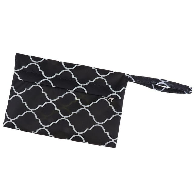 Bolsa de Pañales para Bebé Zulema Bolsa de Cosméticos de Viaje Organizador de Neceser Negro