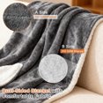 thumbnail image 2 of Bigleap Electric Heated Blanket, 90''x100'' Heating Electric Blanket with 4 Heat Levels, Dual-Sided Flannel & Sherpa Fabric, Machine Washable,King Size, 2 of 8