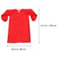 thumbnail image 3 of EeaseMX Delantal de manga larga para pintar, protector de ropa para niños (rojo, XXL), 3 of 7