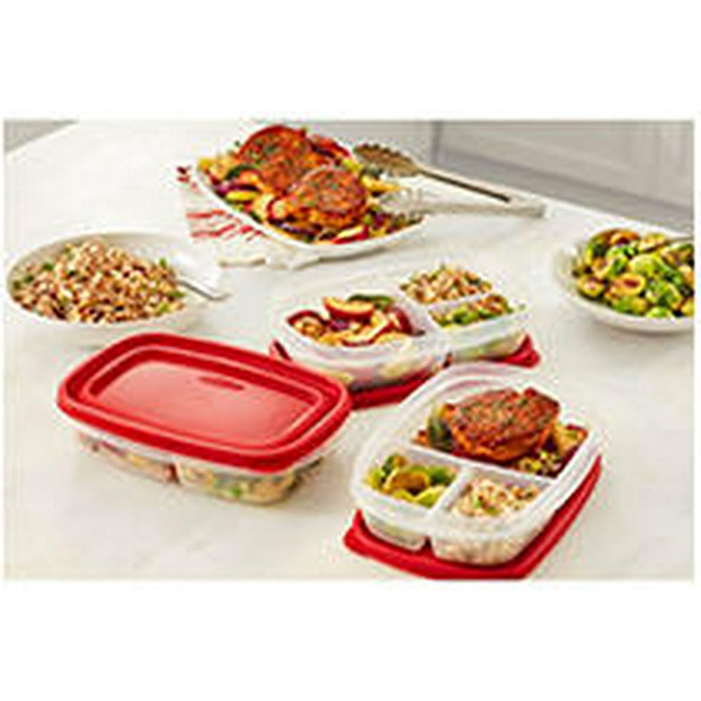 Rubbermaid Easy Find Lids Meal Prep Food Storage Containers 14Piece