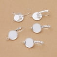 thumbnail image 2 of ziyahi Earring Setting Blank Base DIY Craft Jewelry Ear Stud Replacement Handicraft Making Finding Professional Silver Silver, 2 of 6