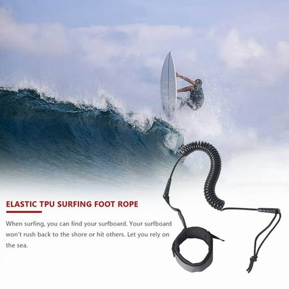 Surfboard Leash Paddle Leash Comfortable Ankle Cuff Elastic Leg Foot Rope Strap Supplies for Surfing Enthusiasts