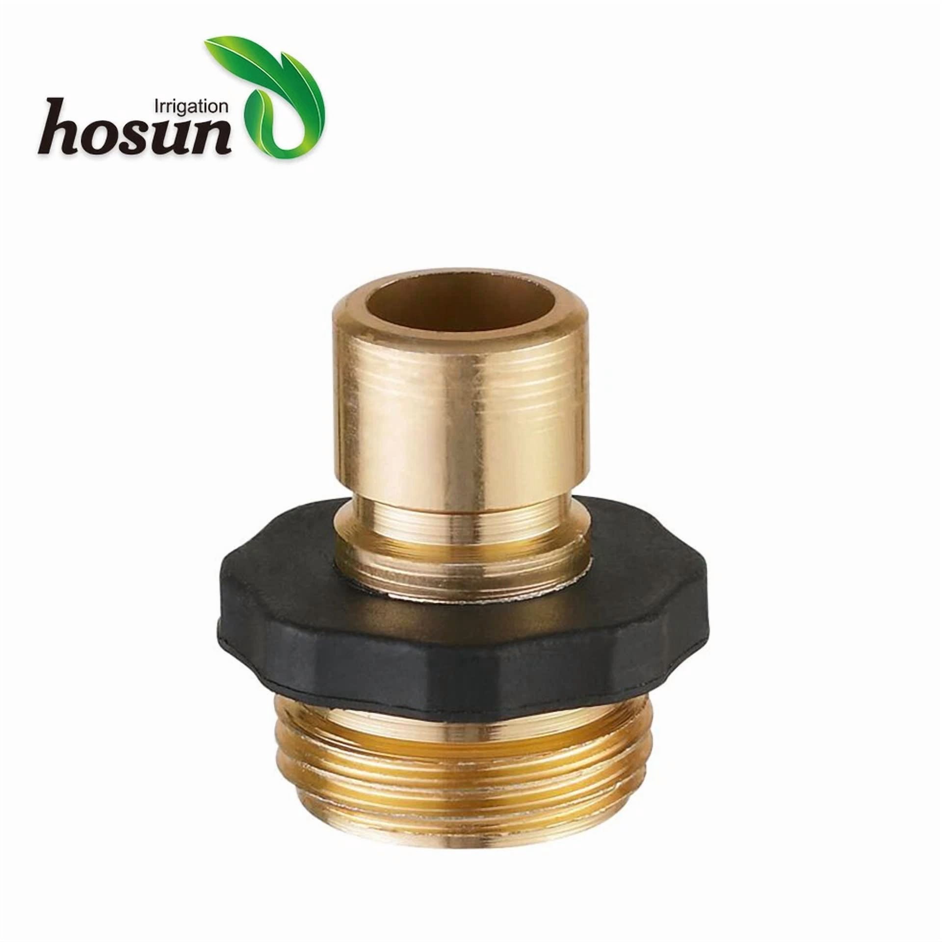 KNACK - 3/4' Garden Hose Quick Connect Brass Anodized Aluminum Female Male Set (4 Pack)