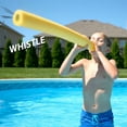 thumbnail image 3 of Tootle Noodle 5 Pack Foam Pool Noodles with Built-In Whistle, Buoyant, and Fun for Kids Water Play Pool Parties (Red), 3 of 5